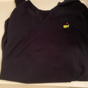 AUTHENTIC MASTERS COLLECTION XXL NAVY V-NECK SWEATER